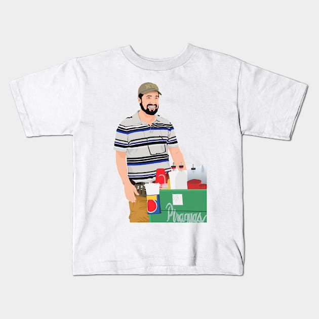 Piraguero (w/o background) | In The Heights Kids T-Shirt by myorangerock